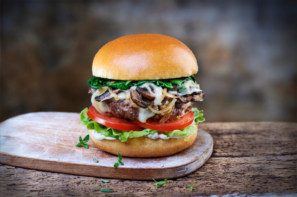 Truffle Mushroom Burger