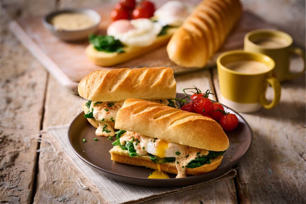 Eggs Florentine Breakfast Baguette_01