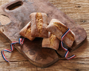 French Dinner Rolls On Board