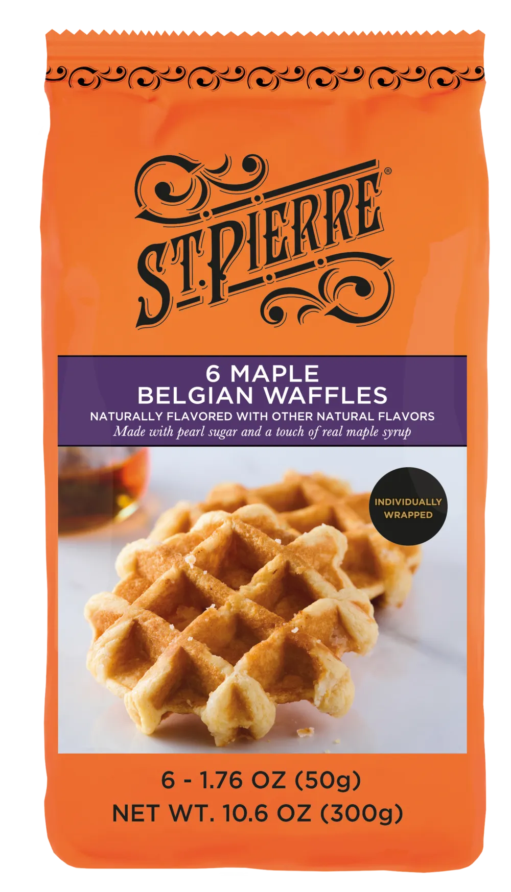 6 Maple Belgian Waffles