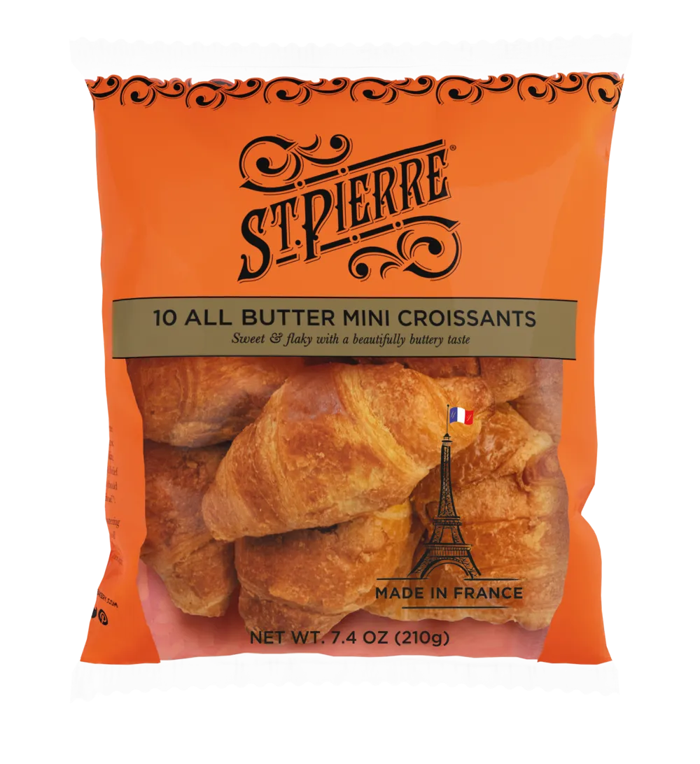 St Pierre 10 All Butter Mini Croissants (US)