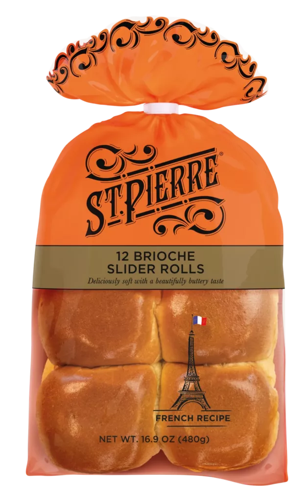 St Pierre 12 Brioche Slider Rolls (US)