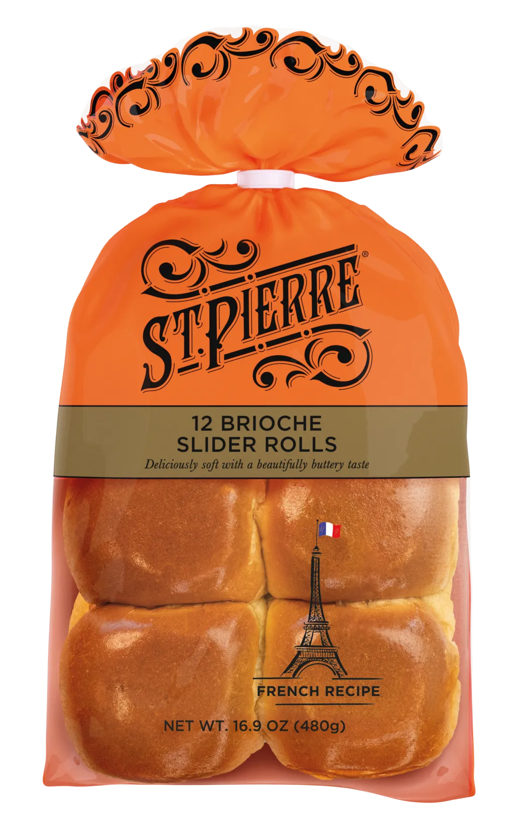 St Pierre 12 Brioche Slider Rolls (US)