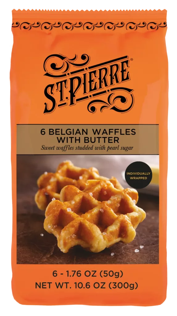St Pierre 6 Belgian Waffles With Butter (US)