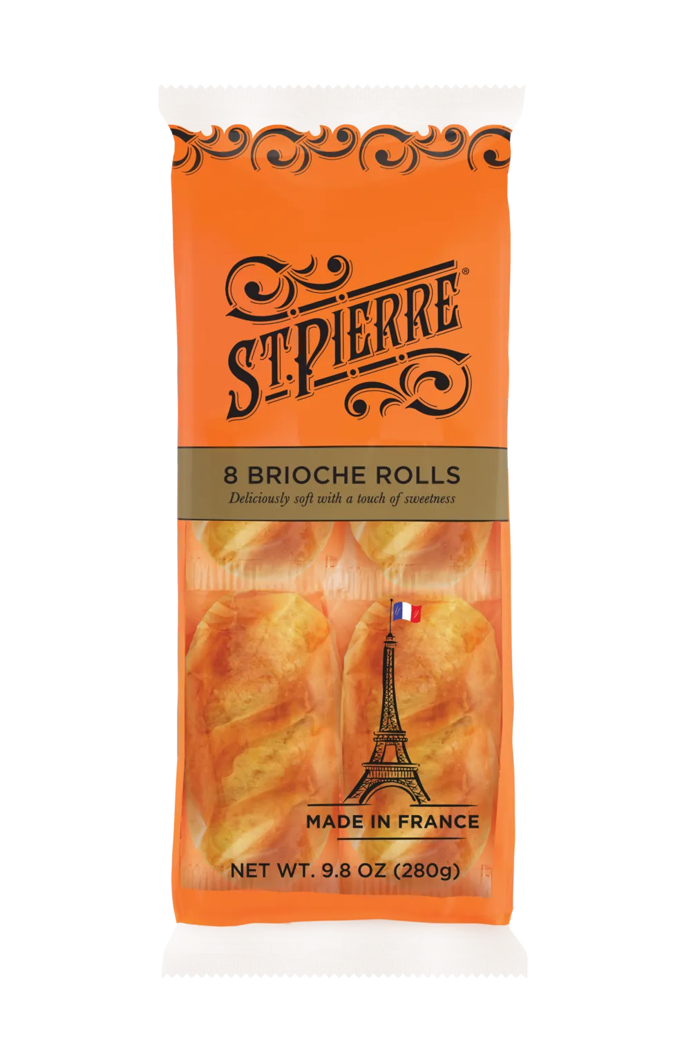 St Pierre 8 Brioche Rolls (US)